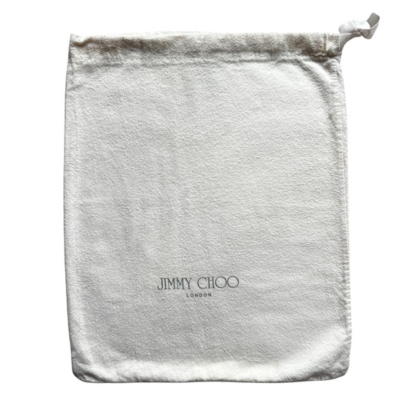 Jimmy Choo Authentic Women’s Black Sparkly “Luna” High Heel Open Toe Pumps - Picture 2 of 10